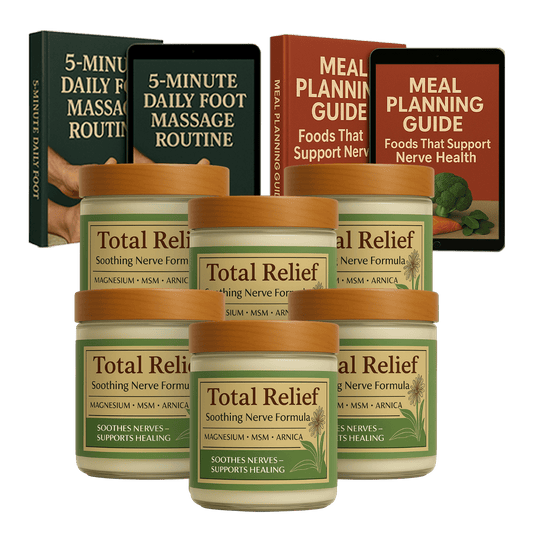 Total Relief Magnesium Cream (6 month supply +2 FREE BONUSES)